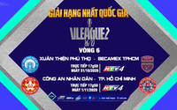 V-League 2 vòng 6: Hai trận đấu trực tiếp trên HTV4