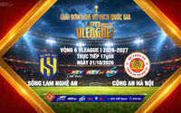 Vòng 6 V-League 1 - 17g50 cuối tuần trên HTV Thể thao