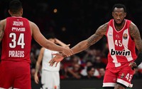 Giải bóng rổ Châu Âu: Olympiacos dẫn đầu EuroLeague Regular Season