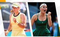 Madrid Open 2026: Kostyuk gặp Andreeva ở chung kết