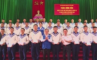 Hội đồng Nghĩa vụ quân sự TP. Hồ Chí Minh thăm, động viên chiến sĩ mới tại Vùng 4 Hải quân