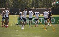 Messi và đội tuyển Argentina trở lại sân tập