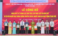 Phường Cầu Kiệu công bố thành lập chi bộ, kiện toàn tổ chức khu phố