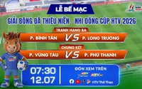 Trực tiếp: Lễ bế mạc, tranh hạng Ba và chung kết U13 Giải bóng đá "Ước mơ sân cỏ" - Cúp HTV 2026