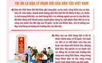 Tri ân là đạo lý ngàn đời của dân tộc Việt Nam
