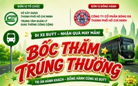 Hành khách đi xe buýt có cơ hội nhận quà với tổng giá trị 40 triệu đồng