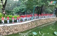 1.400 người tham gia đồng diễn Thể dục dưỡng sinh tại phường Phú Lâm