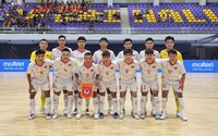 Đội tuyển futsal nam Việt Nam tăng 2 bậc, lên hạng 20 thế giới