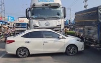 Đồng Tháp: Xe bồn va chạm ô tô trên QL1A