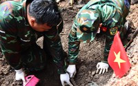 Ngày 30/09, quy tập thêm 10 bộ hài cốt liệt sĩ và 2 bộ di vật tại Công viên Lê Thị Riêng