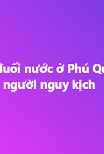 5 du khách đuối nước ở Phú Quốc, có một người nguy kịch