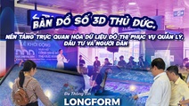 Bản đồ số 3D phường Thủ Đức - nền tảng trực quan hóa đô thị