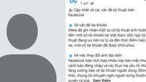 Meta xác nhận sự cố kỹ thuật ảnh hưởng tài khoản Facebook tại Việt Nam