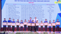 Lễ tuyên dương Đoàn Thể thao Học sinh TP. Hồ Chí Minh 2025