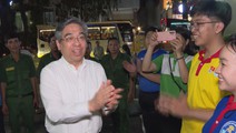 Lãnh đạo TP. Hồ Chí Minh thăm, động viên tình nguyện viên