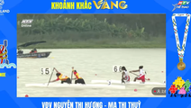 Canoeing đôi nữ 200m đạt Huy chương Vàng
