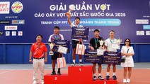Vũ Hà Minh Đức và Natasha Trần vô địch Giải quần vợt các cây vợt xuất sắc quốc gia 2025