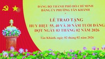 Phường Tân Khánh họp mặt kỷ niệm 96 năm Ngày thành lập Đảng Cộng sản Việt Nam