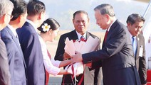 Tổng Bí thư Tô Lâm đến thủ đô Viêng Chăn, bắt đầu thăm cấp Nhà nước tới Lào