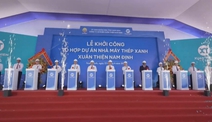 Khởi công Tổ hợp Nhà máy Thép Xanh Xuân Thiện Nam Định – Dự án trọng điểm lớn nhất tỉnh từ trước đến nay