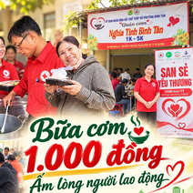 Nhịp sống cơ sở: Bữa cơm 1.000 đồng, ấm lòng người lao động ở TP. Hồ Chí Minh