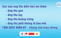 HTV Chiến thắng ung thư: 4 loại ung thư âm thầm, dễ bị bỏ qua