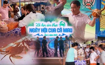 Hơn 100 gian hàng quy tụ tại Lễ hội ẩm thực cua Cà Mau 2025