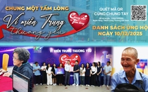 Danh sách khán giả ủng hộ quỹ “Chung một tấm lòng: Vì miền Trung thương yêu" từ ngày 16 giờ ngày 9/12/2025 đến 16 giờ ngày 10/12/2025