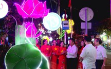 Phường Tam Bình rực rỡ đón năm mới với tuyến đường đèn hoa lung linh