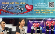 Danh sách khán giả ủng hộ quỹ “Chung một tấm lòng: Vì miền Trung thương yêu" từ ngày 16 giờ ngày 07/12/2025 đến 16 giờ ngày 08/12/2025