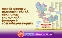 NewZgraphic: Sau sáp nhập, TP.HCM chính thức có 168 đơn vị hành chính cấp cơ sở