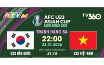 TRỰC TIẾP: U23 Việt Nam - U23 Hàn Quốc (AFC U23 Asian Cup 2026)