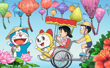 Tập đặc biệt Doraemon lên sóng Nhật Bản, đậm chất Việt với áo dài, nón lá và bánh mì
