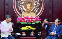 Bí thư Thành ủy TP. Hồ Chí Minh Trần Lưu Quang tiếp Đại sứ Đặc mệnh toàn quyền Cộng hòa Ấn Độ tại Việt Nam