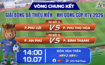 Trực tiếp: Thi đấu U11 tứ kết 3-4 | VCK Giải bóng đá "Ước mơ sân cỏ" Cúp HTV 2026