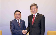 Lễ đón Ủy viên Bộ Chính trị, Thường trực Ban Bí thư Trần Cẩm Tú thăm chính thức Singapore