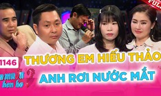 Anh trai bật khóc vì thương em hiếu thảo