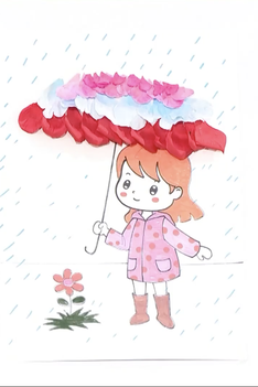 Góc nhỏ kỳ diệu: Sáng tạo vẽ tranh từ cánh hoa bỏ đi
