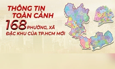 Tra cứu nhanh 168 phường, xã, đặc khu TP.HCM mới