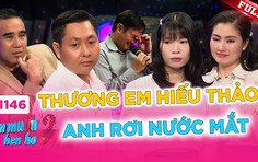 Anh trai bật khóc vì thương em hiếu thảo