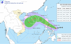 Bão Fengshen mạnh lên, hướng về Biển Đông