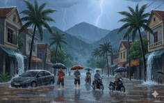 Mưa lớn diện rộng ở Nam Bộ và Nam Trung Bộ, nhiều nơi ngập cục bộ