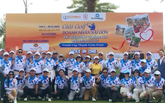 Doanh nhân Sài Gòn chơi golf gây quỹ hướng về đồng bào miền Trung