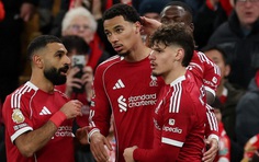 Ekitike ghi bàn thắng nhanh nhất Premier League mùa này, Liverpool hạ Brighton