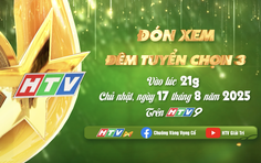 Chuông vàng vọng cổ 2025: Đêm Tuyển chọn 3 - 21 giờ Chủ Nhật 17/8 trên HTV9