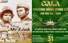 "Tiếng trống Mê Linh" giữa lòng Thành phố - Gala "Chuông vàng vọng cổ" 2025