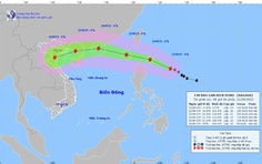 Dự báo bão Ragasa gây nguy cơ thiên tai cấp 4 trên Biển Đông