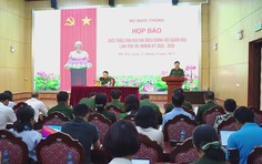 Bộ Quốc phòng họp báo giới thiệu Đại hội đại biểu Đảng bộ Quân đội lần thứ XII, nhiệm kỳ 2025-2030