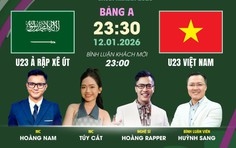 Trực tiếp: Bình luận trước trận U23 Ả-rập Xê-út - U23 Việt Nam