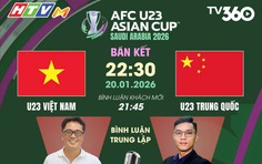 Trực tiếp U23 Việt Nam - U23 Trung Quốc